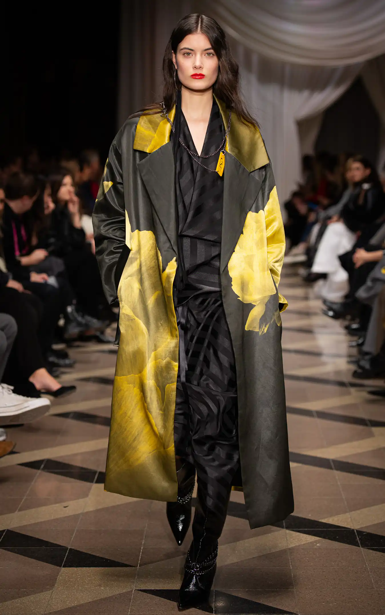 sajjytttt JSP YELLOW PEONY MANTIL - Slika 1